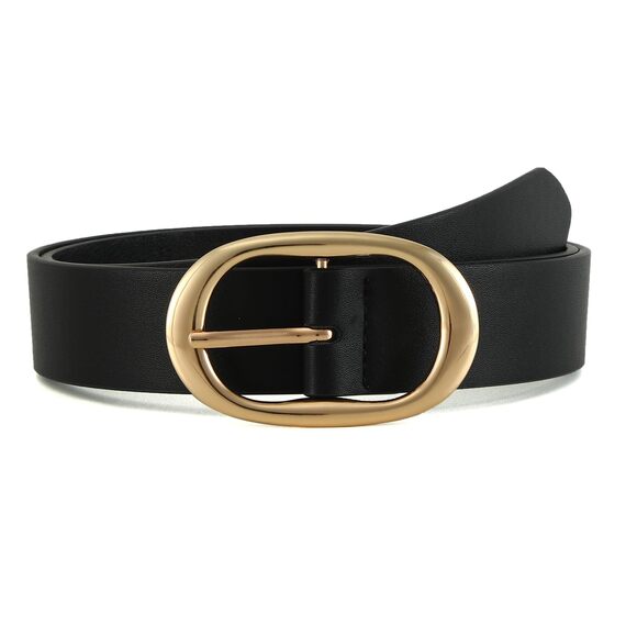 Accessories - Fashion Women's Faux Leather Belts Ladies Waist Belt With Pin Gold Buckle 4196